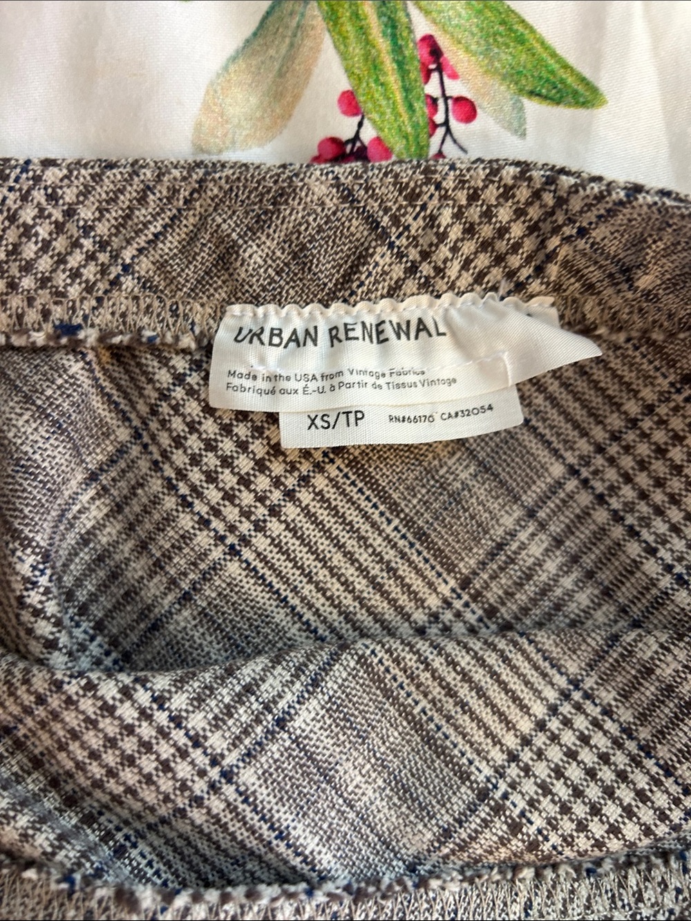 Urban Renewal Plaid A-Line Midi Skirt - Picture 3 of 3